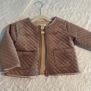 Velvet Sherpa toddler jacket